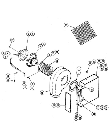 Blower plenum