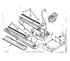 Kenmore 8676666 burner & manifold assembly diagram