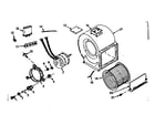 Kenmore 86774182 blower assembly diagram