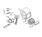 Kenmore 867748711 h-q blower assembly diagram