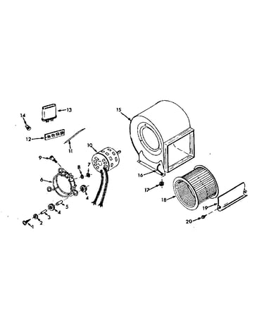 H-q blower assembly