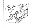 Kenmore 86776183 h-q blower assembly diagram