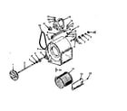 Kenmore 86776182 h-q blower assembly diagram