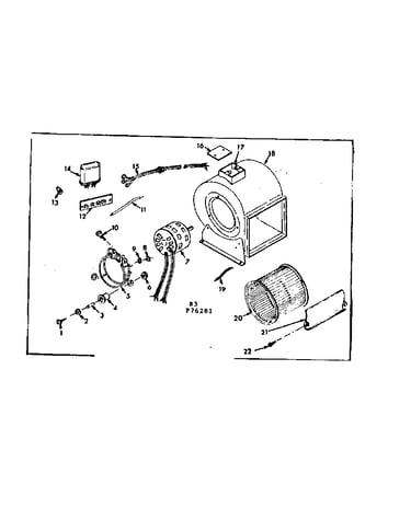 H-q blower assembly