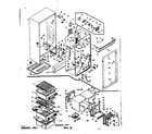 Kenmore 1066671601 cabinet parts diagram