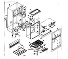 Kenmore 1066672230 cabinet parts diagram