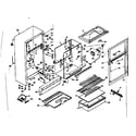 Kenmore 1066673310 cabinet parts diagram