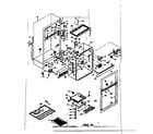 Kenmore 1066674400 cabinet parts diagram