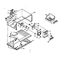 Kenmore 1066674410 freezer section parts diagram