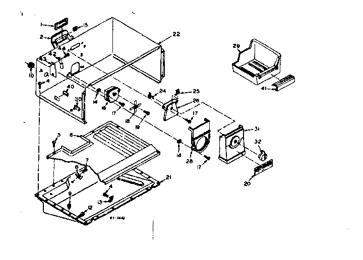Freezer section parts