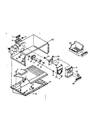 Freezer section parts