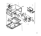 Kenmore 1066676101 freezer section parts diagram
