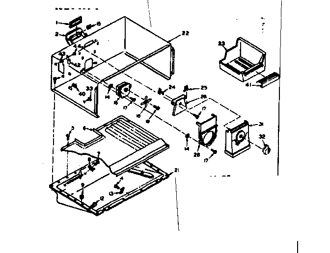 Freezer section parts