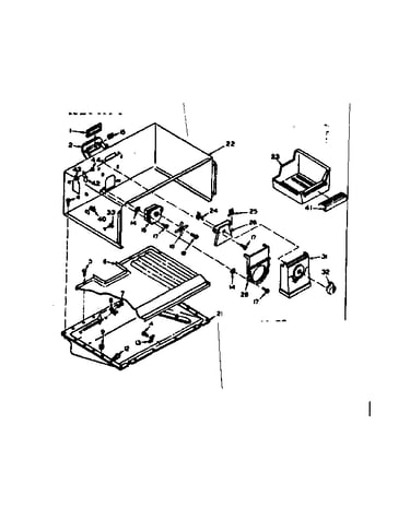 Freezer section parts