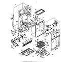 Kenmore 1066676310 cabinet parts diagram