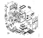 Kenmore 1066676542 cabinet parts diagram