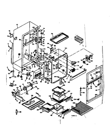 Refrigerator cabinet parts