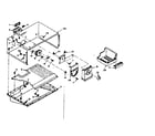 Kenmore 1066676610 freezer section parts diagram