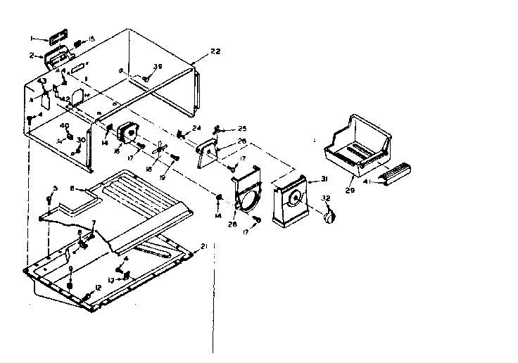 Freezer section parts