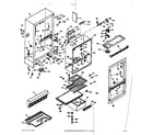 Kenmore 1066677001 cabinet parts diagram