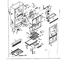 Kenmore 1066677110 cabinet parts diagram
