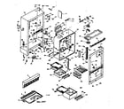 Kenmore 1066677651 cabinet parts diagram