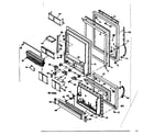 Kenmore 1066677602 door parts diagram
