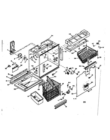 Freezer section parts