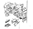 Kenmore 1066678201 cabinet parts diagram