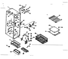 Kenmore 1066679001 freezer section diagram