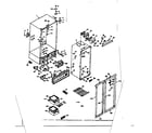 Kenmore 1066679002 cabinet parts diagram