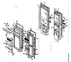 Kenmore 1066679800 door parts diagram
