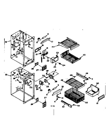 Freezer section parts