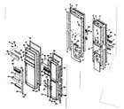 Kenmore 1066679861 door parts diagram