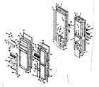 Kenmore 1066679822 door parts diagram