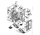 Kenmore 1066680800 cabinet parts diagram