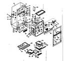 Kenmore 1066684440 cabinet parts diagram