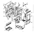 Kenmore 1066685450 cabinet parts diagram