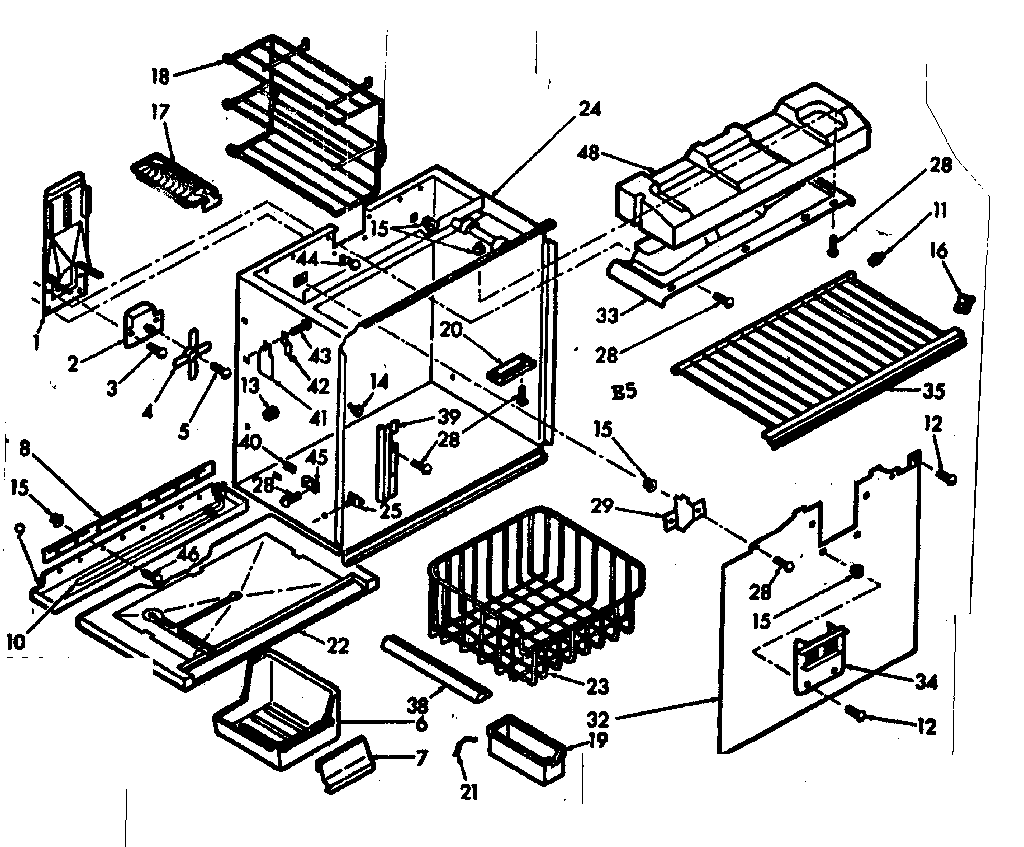 FREEZER SECTION PARTS