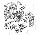 Kenmore 1066686450 cabinet diagram