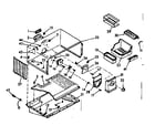 Kenmore 1066686430 freezer section diagram