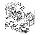 Kenmore 1066686620 cabinet parts diagram
