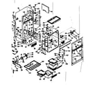 Kenmore 1066686840 cabinet parts diagram