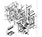 Kenmore 1066687620 cabinet parts diagram