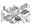 Kenmore 1066687600 freezer section parts diagram