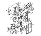 Kenmore 1066689620 cabinet parts diagram