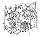 Kenmore 2536678020 cabinet parts diagram