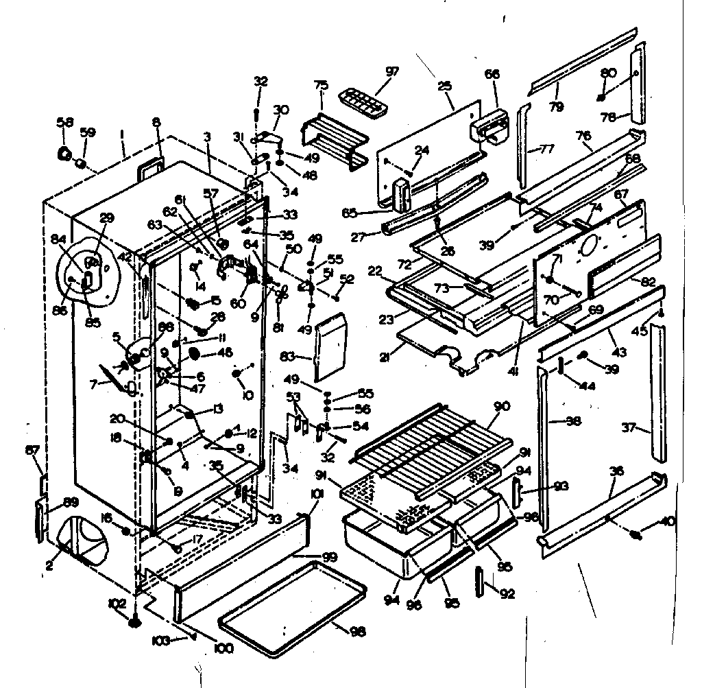Cabinet parts