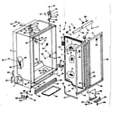 Kenmore 2536679240 cabinet liner & divider parts diagram