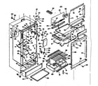 Kenmore 2536682020 cabinet parts diagram